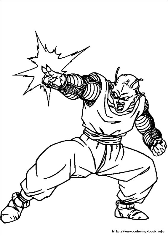 Dragon Ball Z coloring picture